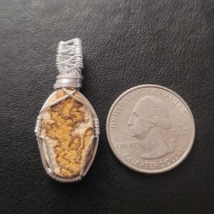 Wire Wrapped Stone Pendant